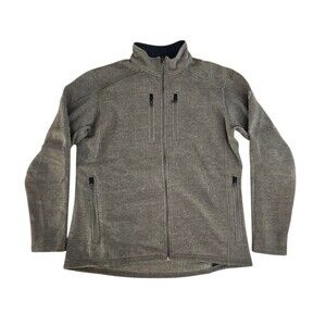 Kuhl Men's Interceptr Full Zip Fleece Jacket Size XL Oatmeal Brown